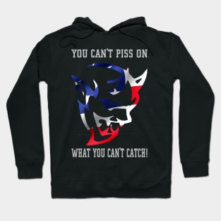 You can't piss on what you can't catch Hoodie